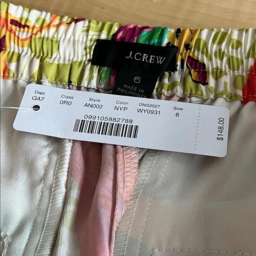 🆕 J. CREW Drapey wide-leg pant in Ratti® safari print - Picture 3 of 9